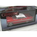Greenlight 58 Plymouth Fury from movie Christine red/white 1/43 M/B